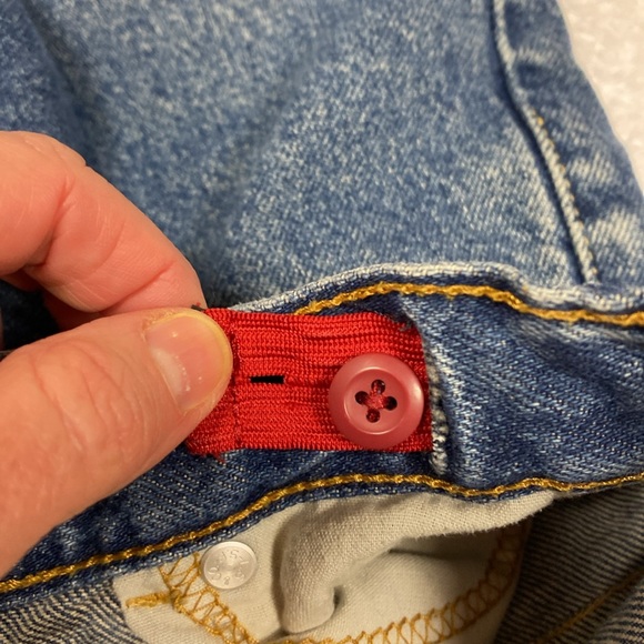 Y2K Levi’s 569 adjustable waist 100% cotton relaxed straight size 6r - Picture 10 of 11